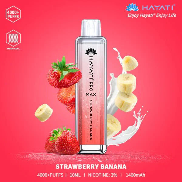 Hayati Pro Max 4000 Disposable Vape Pod Device – Box of 10