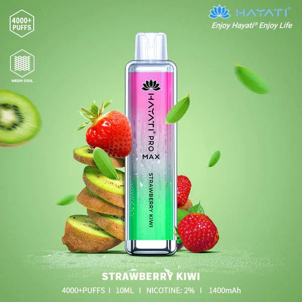 Hayati Pro Max 4000 Disposable Vape Pod Device – Box of 10
