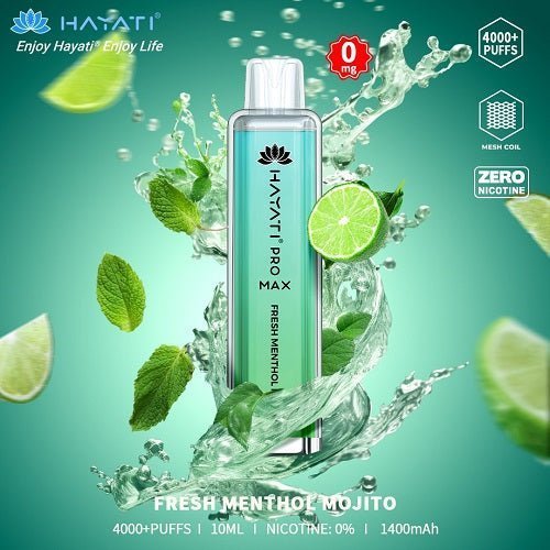 Hayati Pro Max 4000 - Fresh Menthol Mojito 0mg