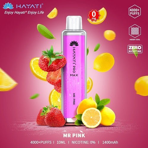Hayati Pro Max 4000 Puffs - Box of 10 0mg