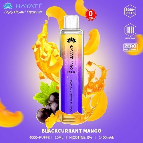 Hayati Pro Max 4000 Puffs - Box of 10 0mg