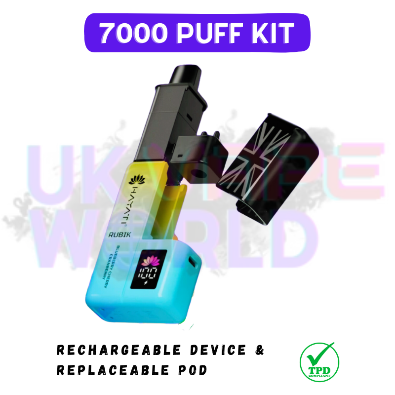 Hayati Rubik 7K 7000 Puff Kit Prefilled Pod Bar