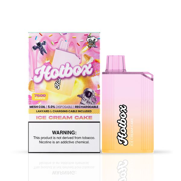 Puff HotBox 7500 Puffs Disposable Vape 16mL 5 Pack