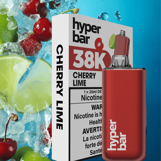 Hyper Bar BE38000 Disposable Vape-Cherry Lime