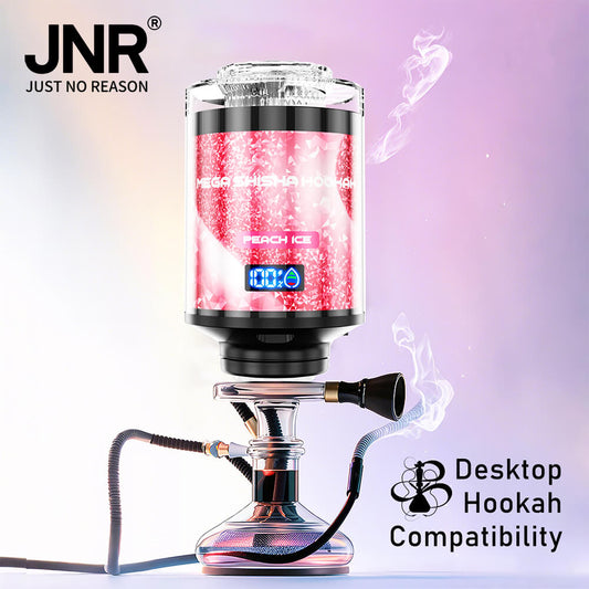 JNR Mega Shisha Hookah 100000 Puffs Disposable Vape In Sales-2200mAh Battery, 60ml E-liquid, Multiple Nicotine 12 Flavors