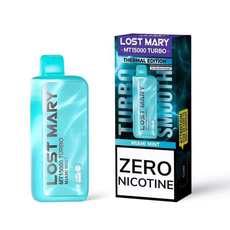 Lost Mary MT15000 Turbo Zero Nicotine Disposable Vape 0%