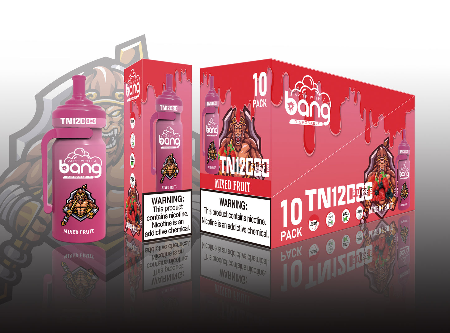 Bang TN 12000 Puffs Disposable Electronic Cigarettes Vape Puff 12k Prefilled PodHot Selling Premium Flavor Bang King Vape Electric Cigarette Disposable Vape Pen