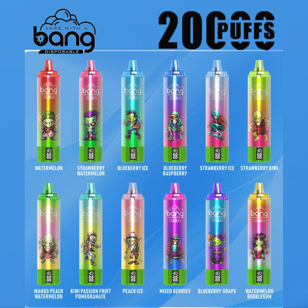Bang King Double Crystal 20000 Puffs Vape 20K Disposable Vape Pen E Cigarette Prefilled 25ml 650mAh