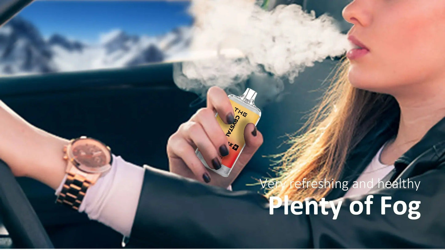 WGA Crystal Pro Max Plus 10000 Puffs Disposable Vape-550mAh Battery, 25ml E-liquid, Multiple Nicotine 10 Flavors