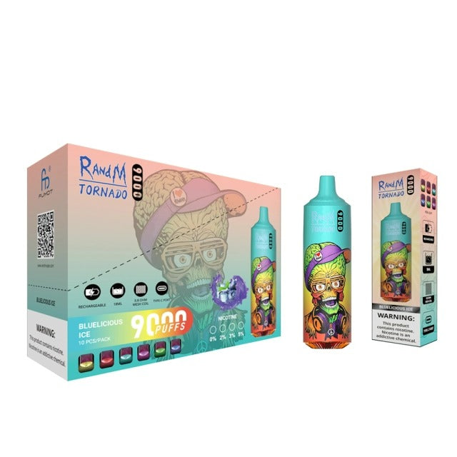 RandM Tornado 9000 Puffs Vape original E Cigarette Bang King Double Crystal 20000 Puffs Vape 20K Disposable Vape Pen E Cigarette Prefilled 14ml 850mAh