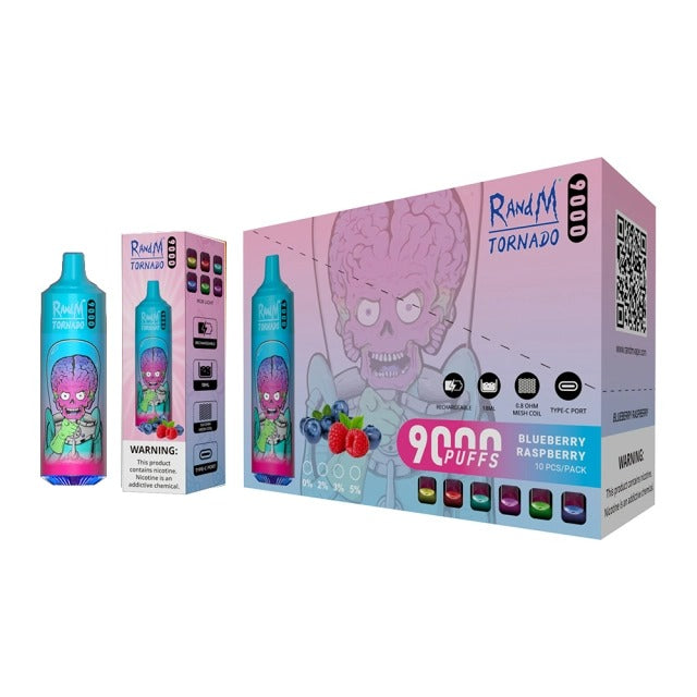 RandM Tornado 9000 Puffs Vape original E Cigarette Bang King Double Crystal 20000 Puffs Vape 20K Disposable Vape Pen E Cigarette Prefilled 14ml 850mAh