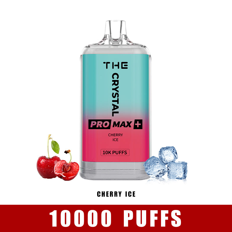 WGA Crystal Pro Max Plus 10000 Puffs Disposable Vape-550mAh Battery, 25ml E-liquid, Multiple Nicotine 10 Flavors