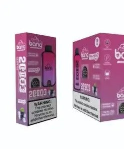 Bang King Double Crystal 20000 Puffs Vape(0% to 5% Nicotine) 20K Disposable Vape Pen E Cigarette Prefilled 25ml 650mAh 12 Flavors