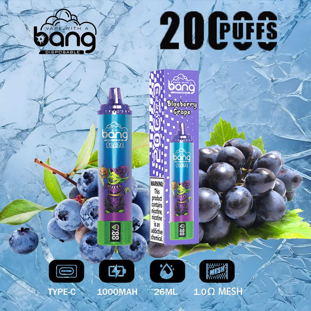 Bang King Double Crystal 20000 Puffs Vape 20K Disposable Vape Pen E Cigarette Prefilled 25ml 650mAh