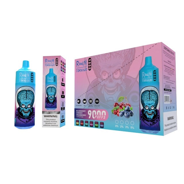 RandM Tornado 9000 Puffs Vape original E Cigarette Bang King Double Crystal 20000 Puffs Vape 20K Disposable Vape Pen E Cigarette Prefilled 14ml 850mAh