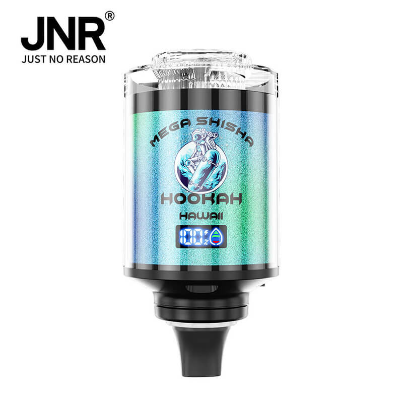 JNR Mega Shisha Hookah 100000 Puffs 100K Disposable Vape Pen E Cigarette Prefilled 60ml 2200mAh