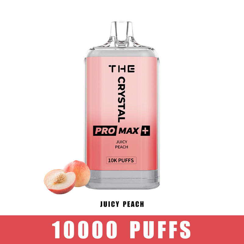 WGA Crystal Pro Max Plus 10000 Puffs Disposable Vape-550mAh Battery, 25ml E-liquid, Multiple Nicotine 10 Flavors