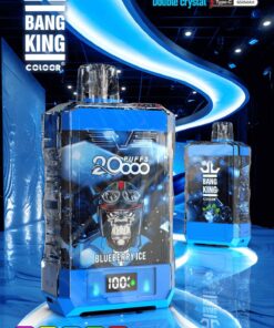 Bang King Box Double Crystal 20000 Puff 20k Display Screen Disposable Electronic Cigarette Vape