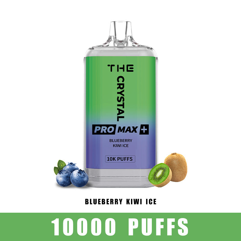 WGA Crystal Pro Max Plus 10000 Puffs Disposable Vape-550mAh Battery, 25ml E-liquid, Multiple Nicotine 10 Flavors