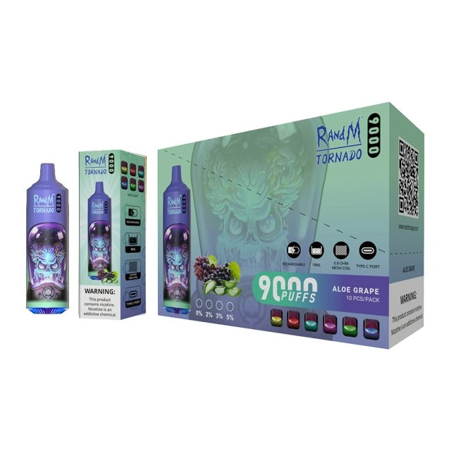 RandM Tornado 9000 Puffs Vape original E Cigarette Bang King Double Crystal 20000 Puffs Vape 20K Disposable Vape Pen E Cigarette Prefilled 14ml 850mAh