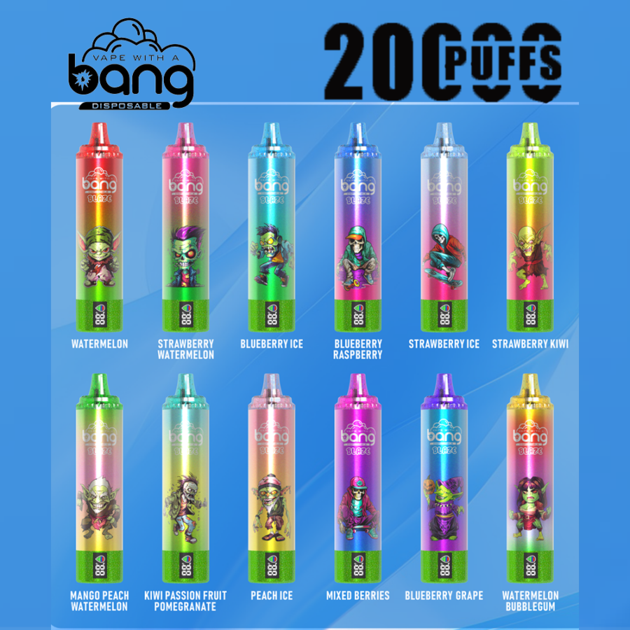 Bang King Double Crystal 20000 Puffs Vape 20K Disposable Vape Pen E Cigarette Prefilled 25ml 650mAh