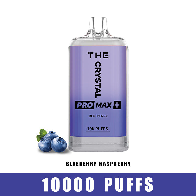 WGA Crystal Pro Max Plus 10000 Puffs Disposable Vape-550mAh Battery, 25ml E-liquid, Multiple Nicotine 10 Flavors