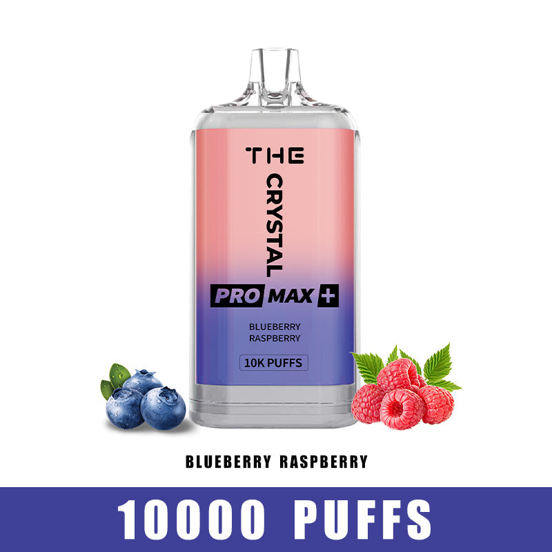 WGA Crystal Pro Max Plus 10000 Puffs Disposable Vape-550mAh Battery, 25ml E-liquid, Multiple Nicotine 10 Flavors