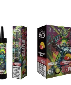 Bang 36000 Puffs Mesh Coil Vape 36K Disposable Vape Pen E Cigarette Prefilled 40ml 650mAh