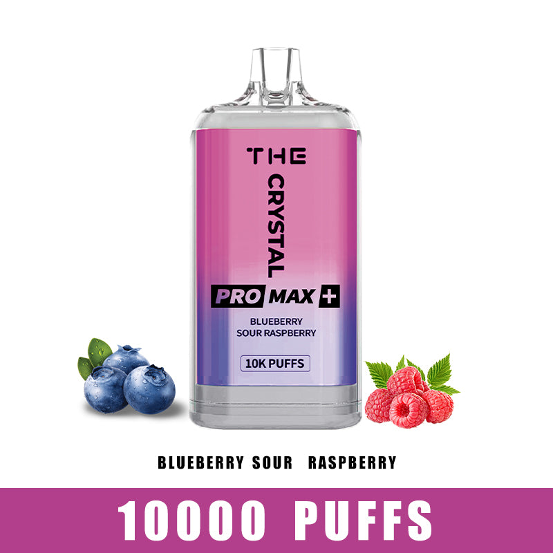 WGA Crystal Pro Max Plus 10000 Puffs Disposable Vape-550mAh Battery, 25ml E-liquid, Multiple Nicotine 10 Flavors