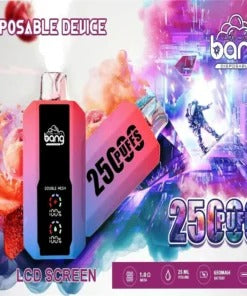 Bang 25000 Puffs Vape 25K Disposable Vape Pen E Cigarette Prefilled 30ml 650mAh Disposable Vape 12 Flavors