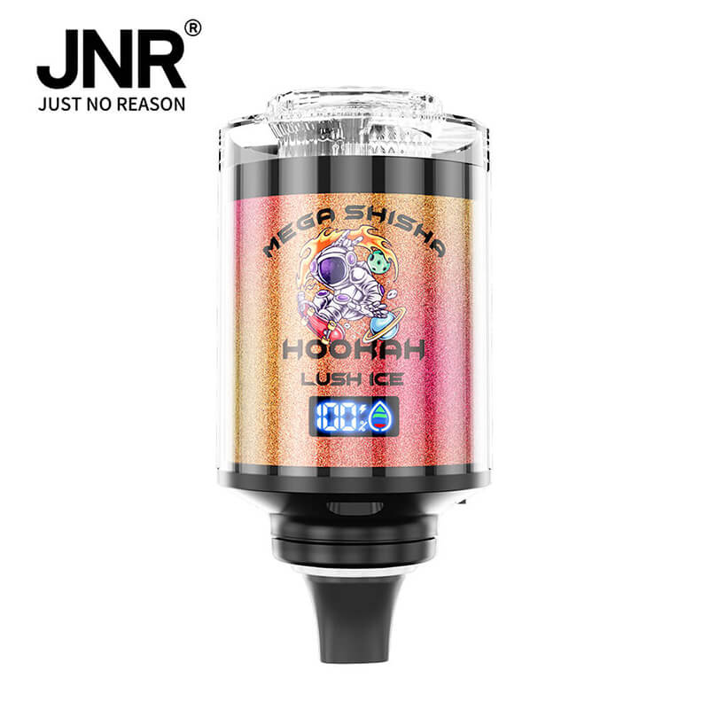 JNR Mega Shisha Hookah 100000 Puffs 100K Disposable Vape Pen E Cigarette Prefilled 60ml 2200mAh