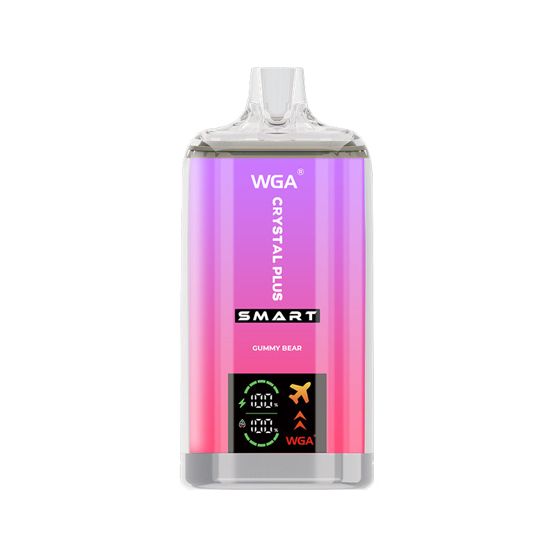 WGA Crystal Plus 16000 Puffs Disposable Vape-650mAh Battery, 27ml E-liquid, Multiple Nicotine 20 Flavors