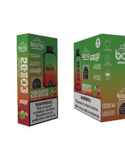 Bang King Double Crystal 20000 Puffs Vape(0% to 5% Nicotine) 20K Disposable Vape Pen E Cigarette Prefilled 25ml 650mAh 12 Flavors