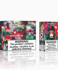 Bang King Box Double Crystal 20000 Puff 20k Display Screen Disposable Electronic Cigarette Vape