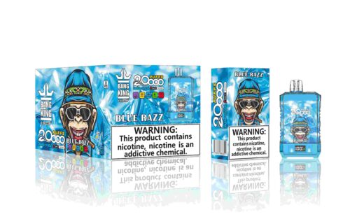 Bang King Box Double Crystal 20000 Puff 20k Display Screen Disposable Electronic Cigarette Vape