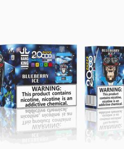 Bang King Box Double Crystal 20000 Puff 20k Display Screen Disposable Electronic Cigarette Vape