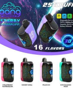 Bang King Double Crystal 25000 Puffs Vape 25K Disposable Vape Pen E Cigarette Prefilled 25ml 650mAh 25K Puff Disposable Vape | 30ml Capacity | Double Mesh Coil