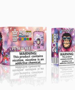 Bang King Box Double Crystal 20000 Puff 20k Display Screen Disposable Electronic Cigarette Vape