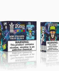 Bang King Box Double Crystal 20000 Puff 20k Display Screen Disposable Electronic Cigarette Vape