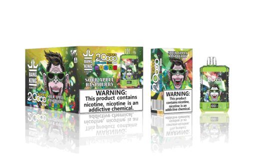 Bang King Box Double Crystal 20000 Puff 20k Display Screen Disposable Electronic Cigarette Vape