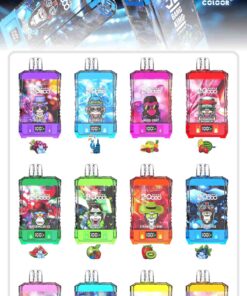 Bang King Box Double Crystal 20000 Puff 20k Display Screen Disposable Electronic Cigarette Vape