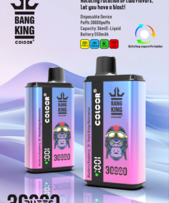 Bang King Colloor 30000 Puffs Vape 30K Disposable Vape Pen E Cigarette Prefilled 36ml 550mAh
