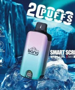 Bang King Double Crystal 20000 Puffs Vape(0% to 5% Nicotine) 20K Disposable Vape Pen E Cigarette Prefilled 25ml 650mAh 12 Flavors