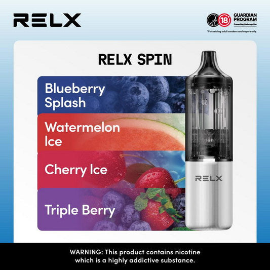 RELX Spin 4000 4 in 1 Rechargeable Vape Kit