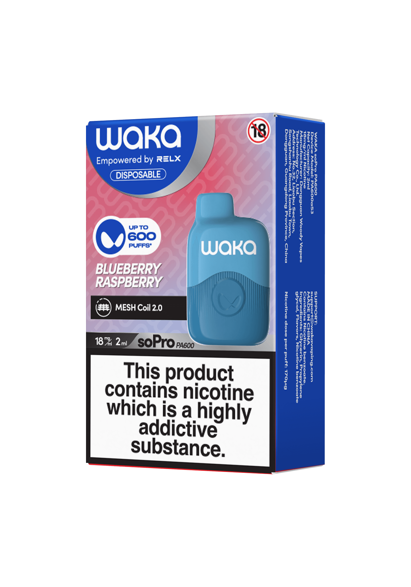 Best WAKA SoPro PA600 10000 Puffs Disposable Vape Waka Sopro 10000 PuffsDisposable Vape - Buy Vapes