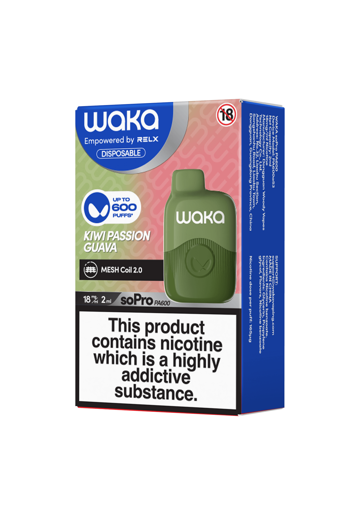 Best WAKA SoPro PA600 10000 Puffs Disposable Vape Waka Sopro 10000 PuffsDisposable Vape - Buy Vapes