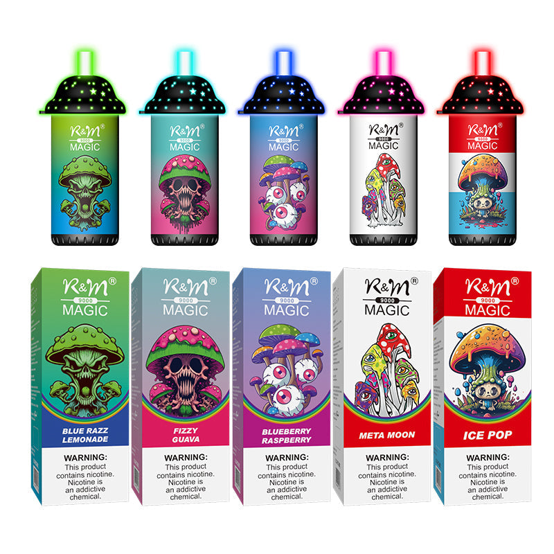 R&M CRYSTAL 9000 Puffs Disposable Vape Wholesale