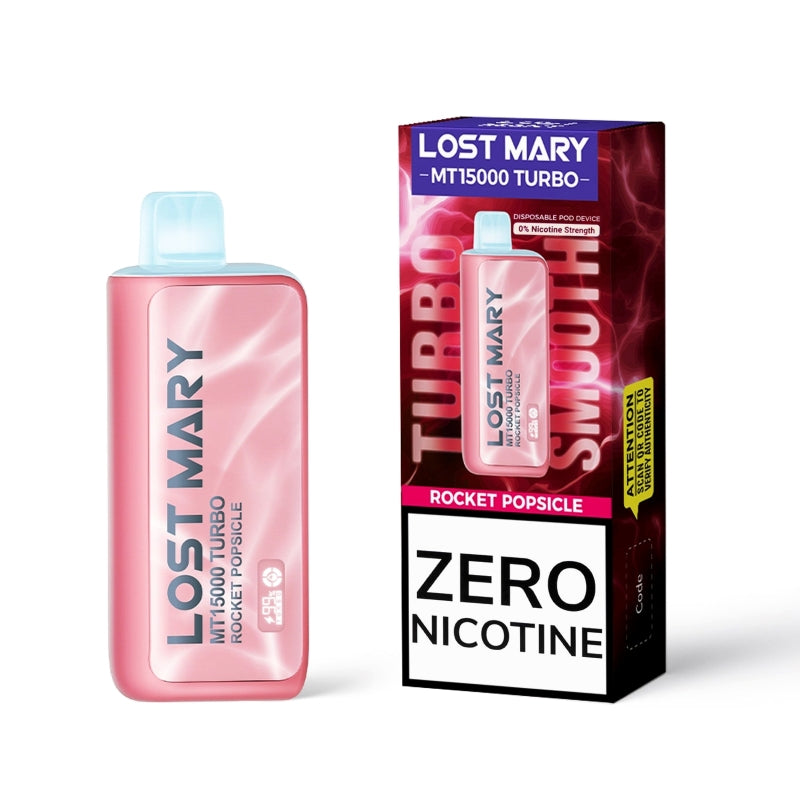Lost Mary MT15000 Turbo Zero Nicotine Disposable Vape 0%