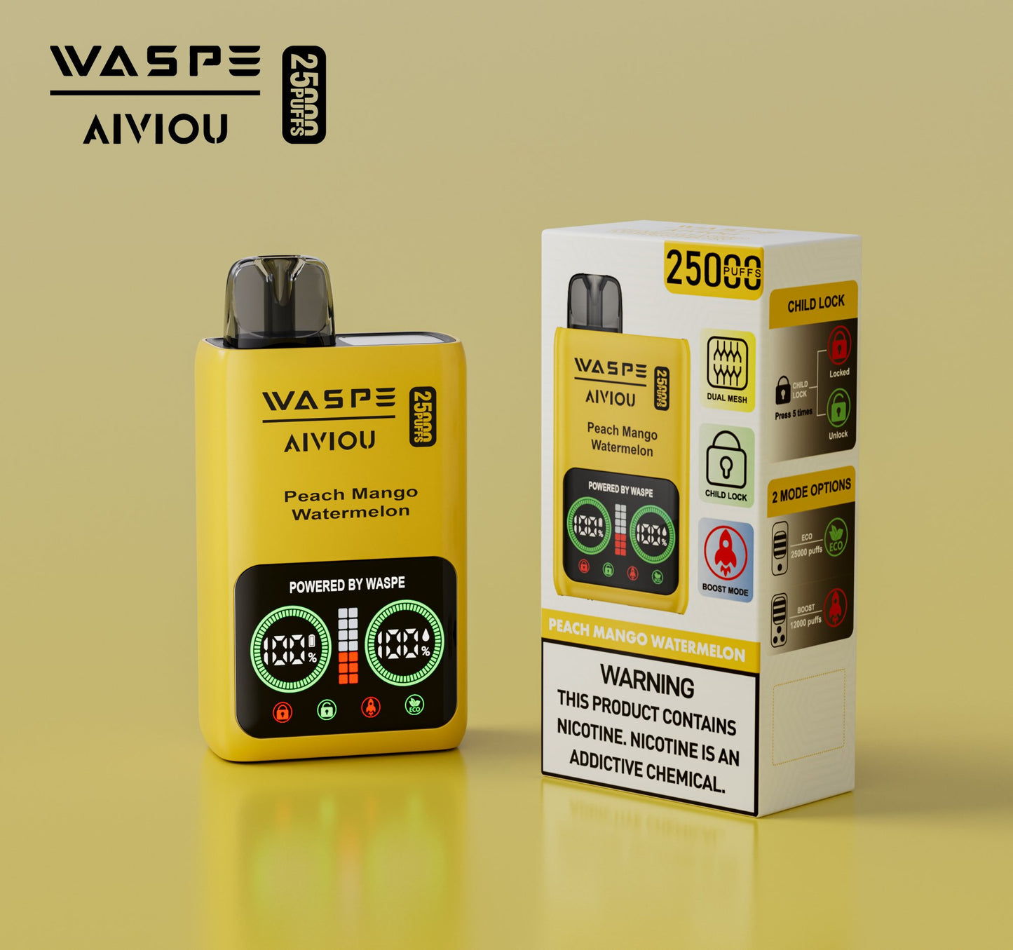 WASPE 25000 25K Puffs Disposable Vape Pen