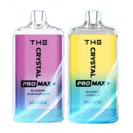 Crystal Pro Max+ 10000 Puffs ZERO NICOTINE Disposable VapeMultiple Nicotine 12 Flavors